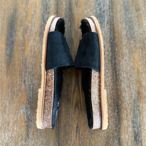 Vince Camuto Women’s Black Kanadial Suede Slipper Slide Sandals Size 10 - Picture 8 of 9